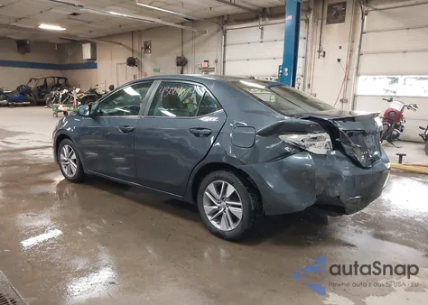 2015 Toyota Corolla Le Eco Premium from USA, damaged, VIN 2T1BPRHE6FC252892